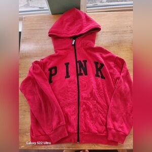 PINK Victoria's Secret Red and Black Jacket